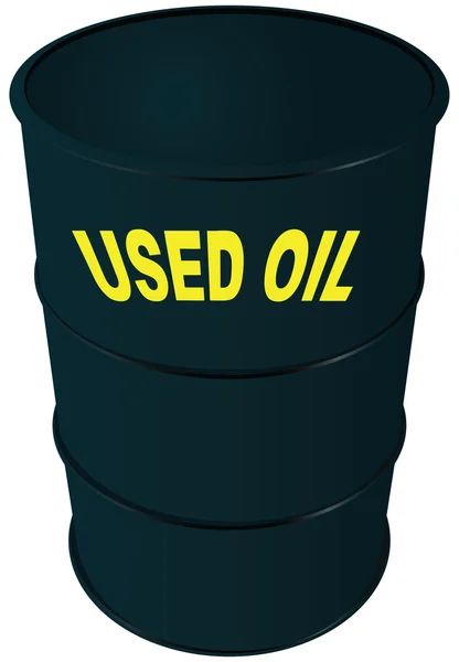 Olio usato — Vettoriale Stock