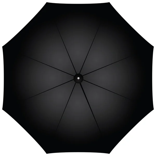 Black umbrella — Stock Vector