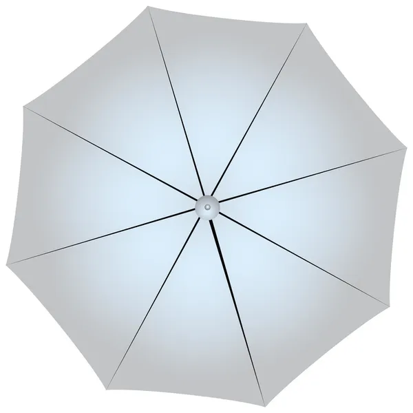 Στούντιο ασημένια ομπρέλα — Διανυσματικό Αρχείο