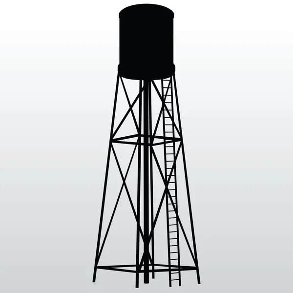 Torre de agua — Vector de stock