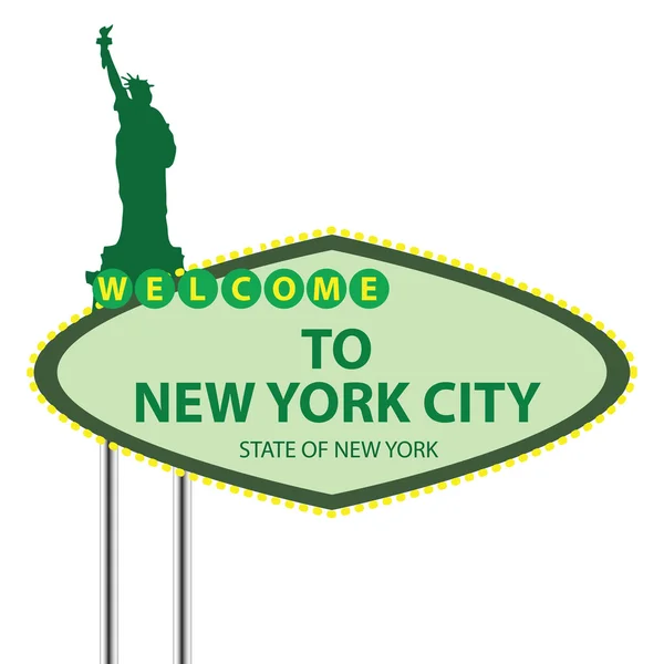 Stand New York City — Stock Vector