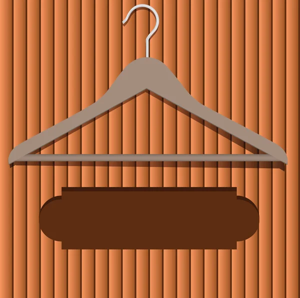 Kleren hanger — Stockvector