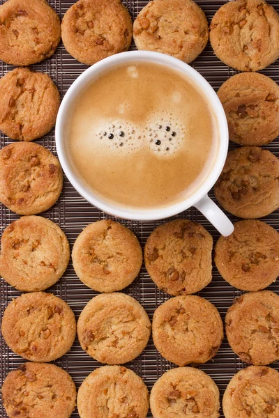 Bakgrund från cookies — Stockfoto