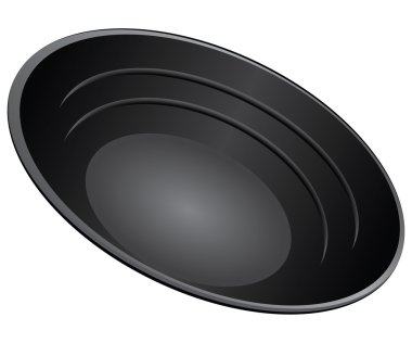 Gold pan plastik