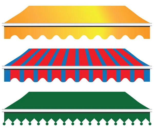 Auvent Ombre solaire — Image vectorielle