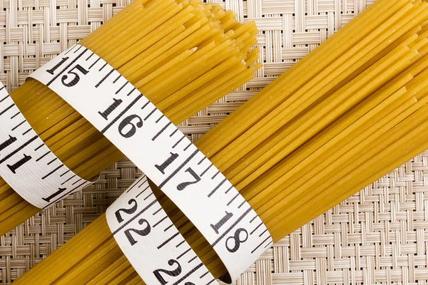 Gyllene pasta — Stockfoto