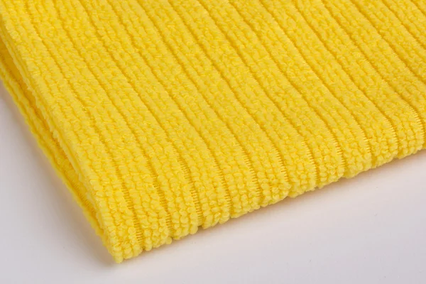 Yellow terry towel — Stock Photo, Image