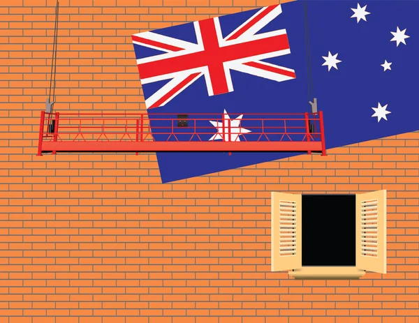 Bandera de Australia — Archivo Imágenes Vectoriales