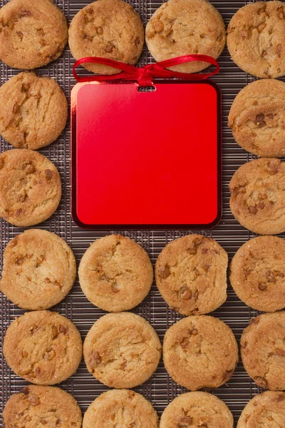 Antecedentes dos cookies — Fotografia de Stock