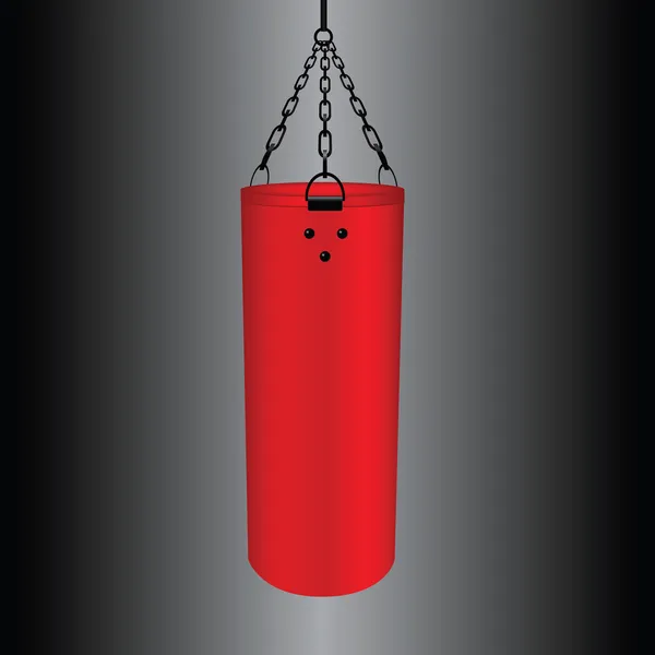 Bolso de boxeo — Vector de stock