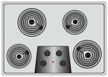 elektrikli soba dört element