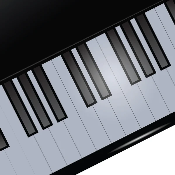 ピアノ キーボード — ストックベクタ