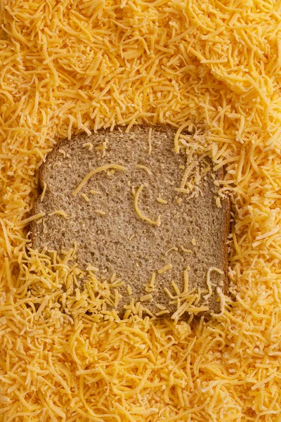 Ekmek ve peynir — Stok fotoğraf