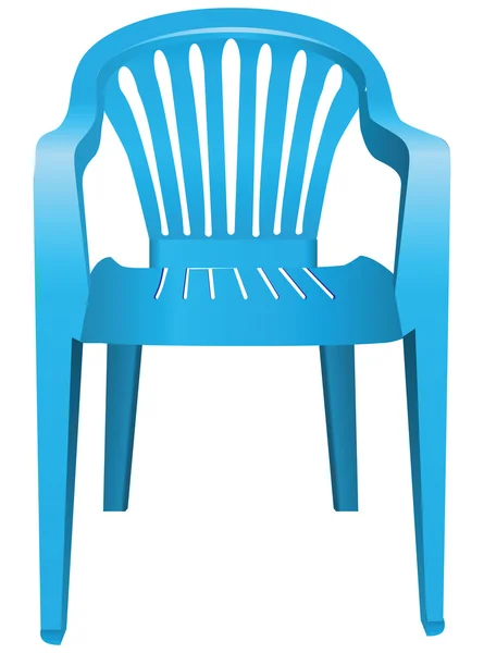 Plastic chair — Stock Vector