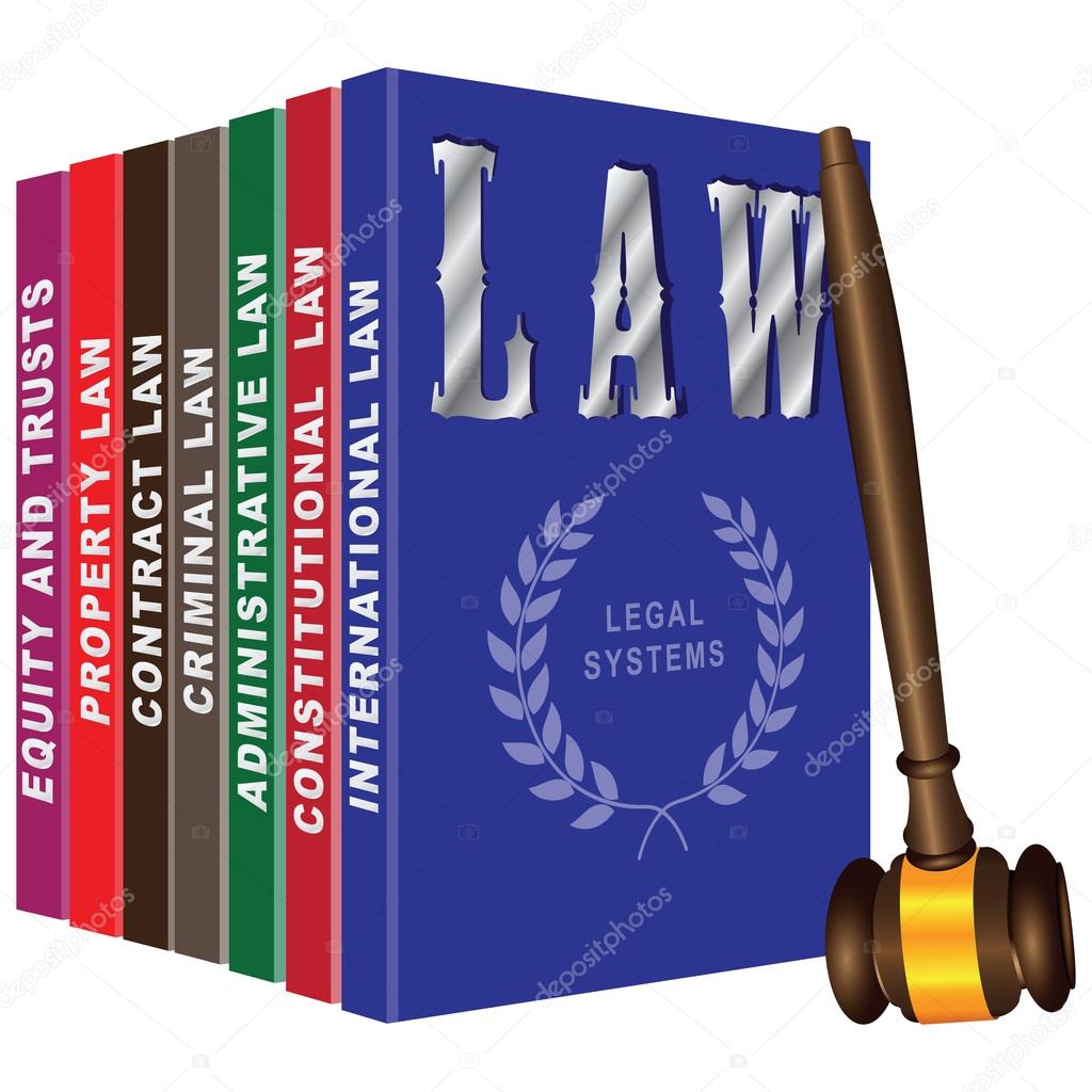 Set of books on law