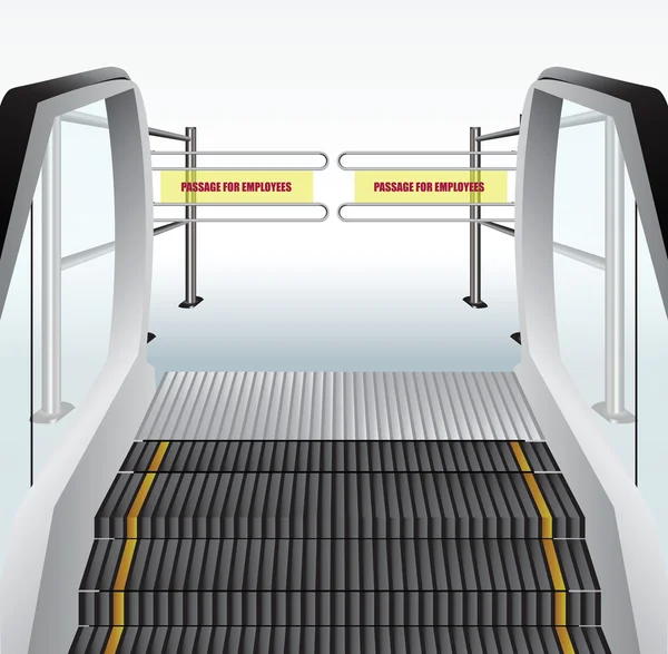 Escalator et garrot — Image vectorielle