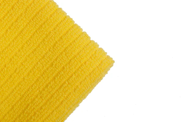 Yellow terry towel — Stock Photo, Image