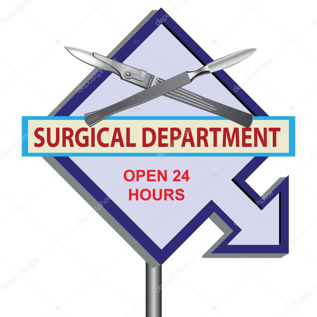 Sign surgical Department