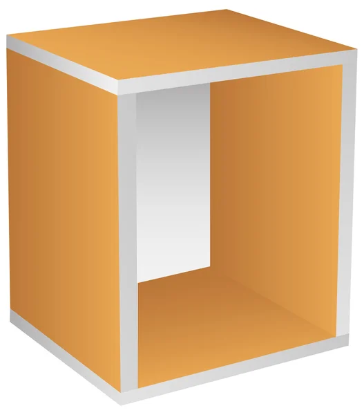 Cubo de almacenamiento — Vector de stock