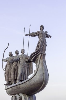 Sculpture symbol of Kiev clipart
