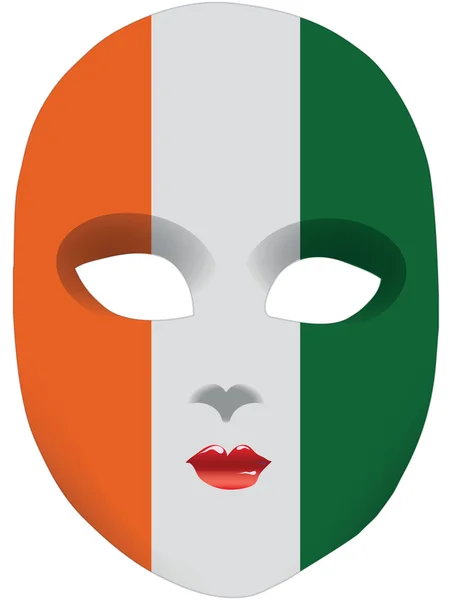 Ivoor kust masker — Stockvector