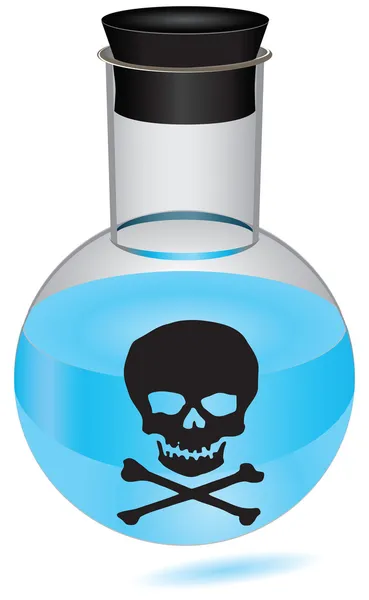 Poison bottle — Stock Vector