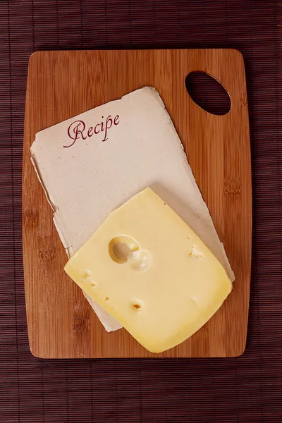 Recipe for cheese — Stock Photo, Image