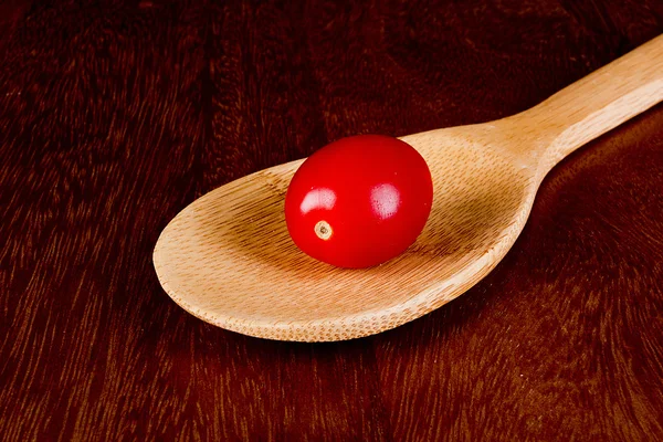 Wooden kitchen spoon — Stock Photo, Image