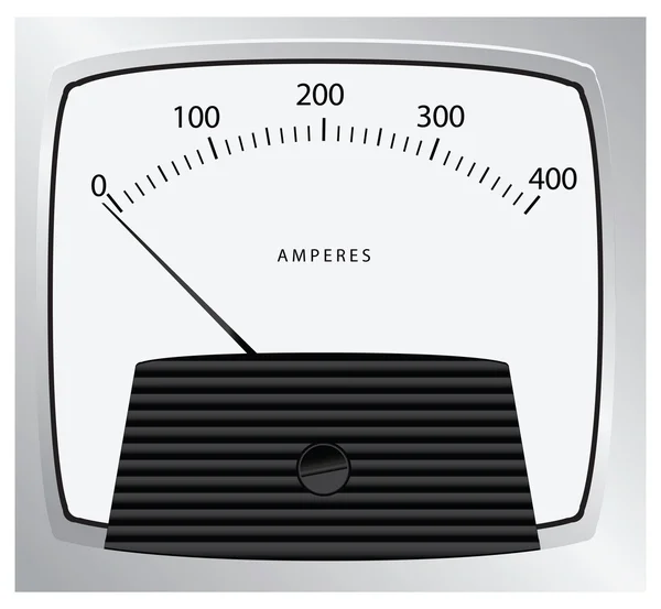 Amperemeter åtgärder aktuella — Stock vektor