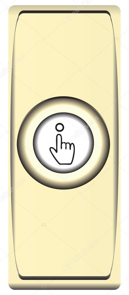Button brass bell