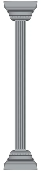 Antieke verlichting kolom — Stockvector