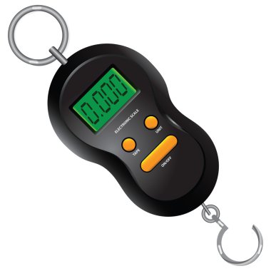 Portable Digital Scale clipart