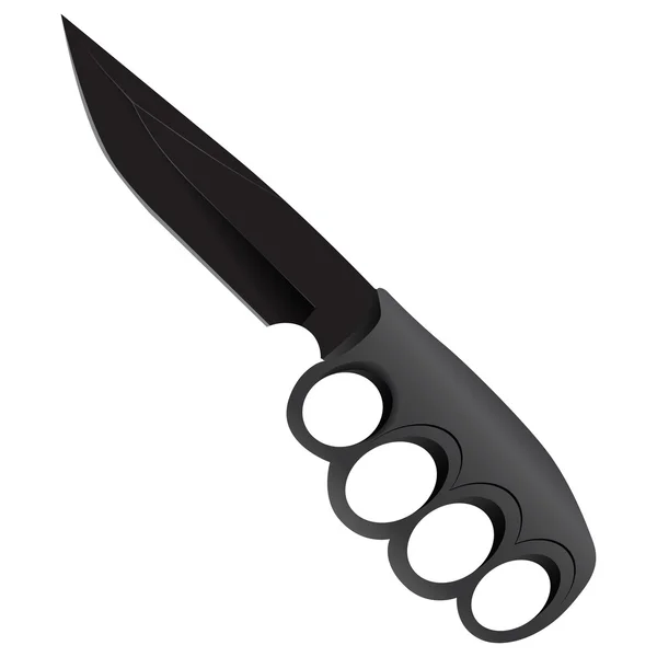 Nůž s otvory — Stockový vektor
