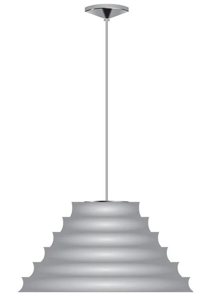 Lichtkegel plafondlamp — Stockvector