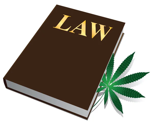 Marijuana law — Stock Vector