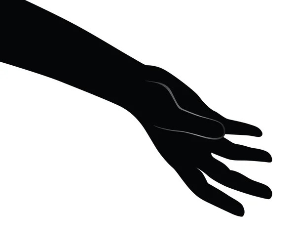 Lidská dlaň — Stockový vektor