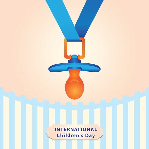 Journée internationale de l'enfance — Image vectorielle
