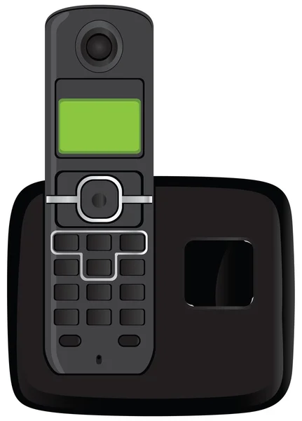 Teléfono de oficina digital — Vector de stock