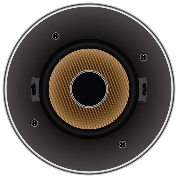 Sound dynamic loudspeaker — Stock Vector