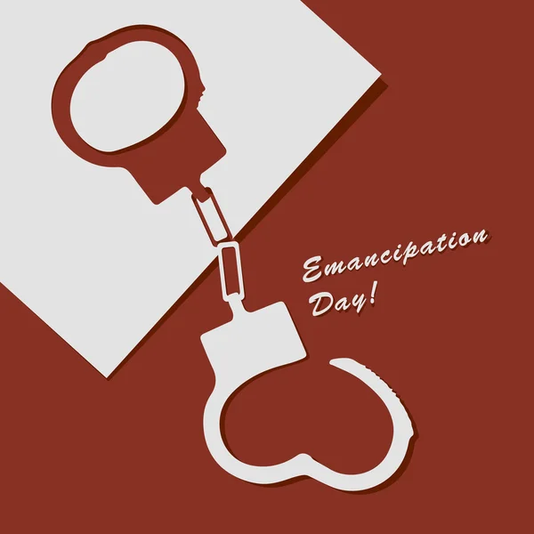 Emancipation Day — Stock Vector