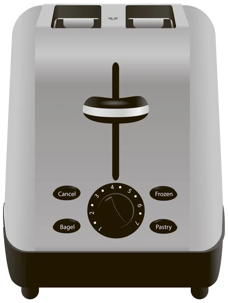 Stahl-Toaster — Stockvektor