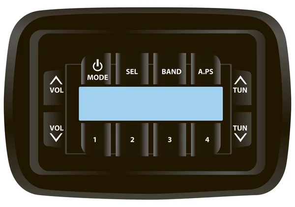 Stereo-ontvanger — Stockvector