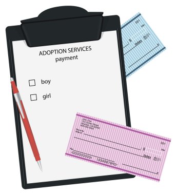 Payment adoption service clipart