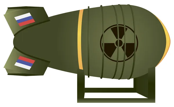 Bomba atómica de aviación rusa — Archivo Imágenes Vectoriales