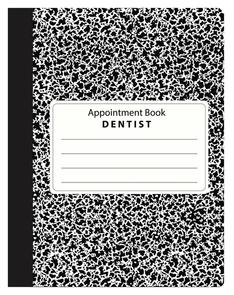 Διορισμό βιβλίο οδοντίατρος — Διανυσματικό Αρχείο