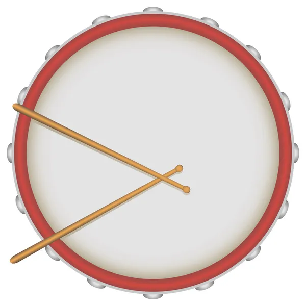 Барабан з гомілки — стоковий вектор