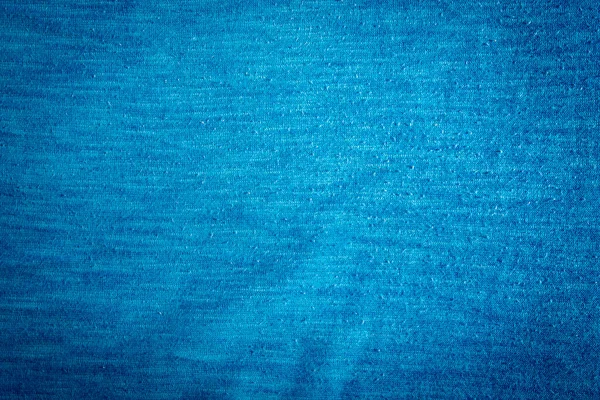 Blauwe Stof Achtergrond Close Stof Textuur — Stockfoto