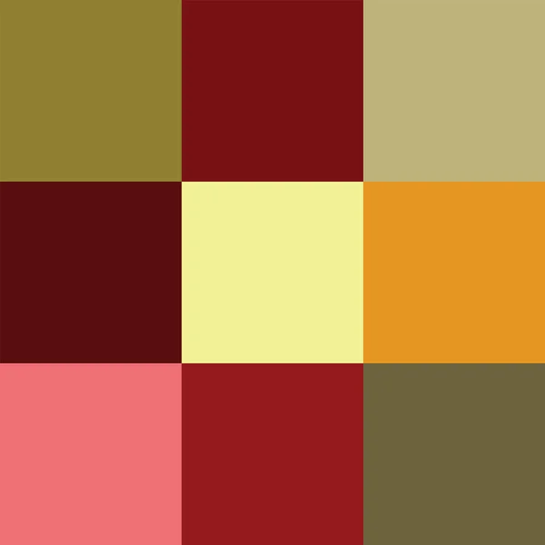 Hintergrund Von Quadratischen Elementen Mit Weinfarbenpalette — Stockvektor