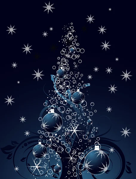 Abstrait fond de Noël — Image vectorielle