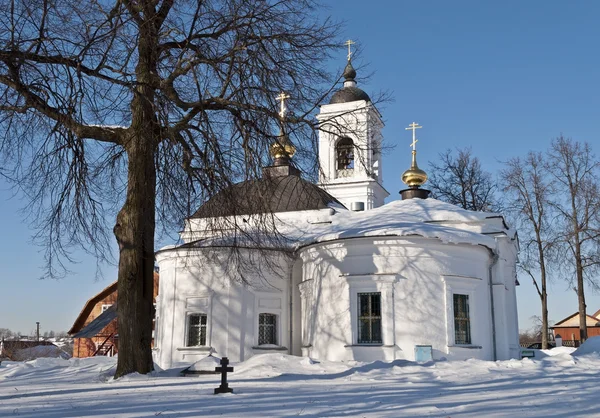 Cerkiew w okresie zimowym — Zdjęcie stockowe